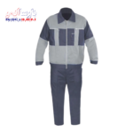 لباس کار سیلوری طوسی استخوانی