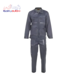 لباس کار ست ورک طوسی استخوانی