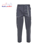 لباس کار ست ورک طوسی استخوانی