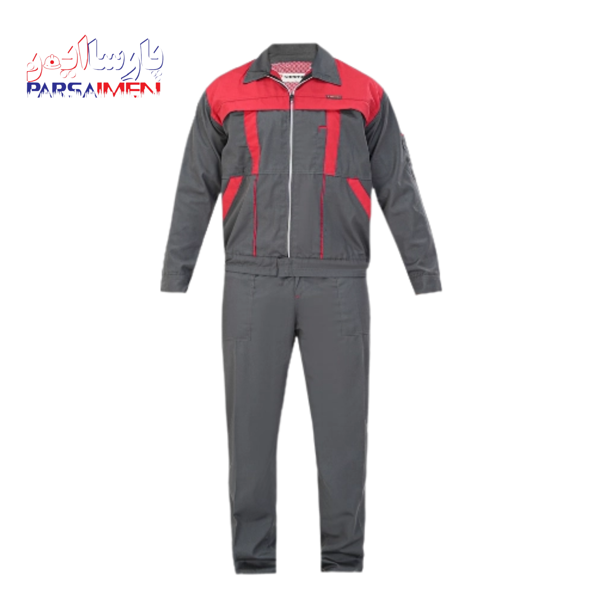 لباس کار آلفا طوسی قرمز
