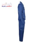 لباس کار ست ورک آبی نفتی استخوانی
