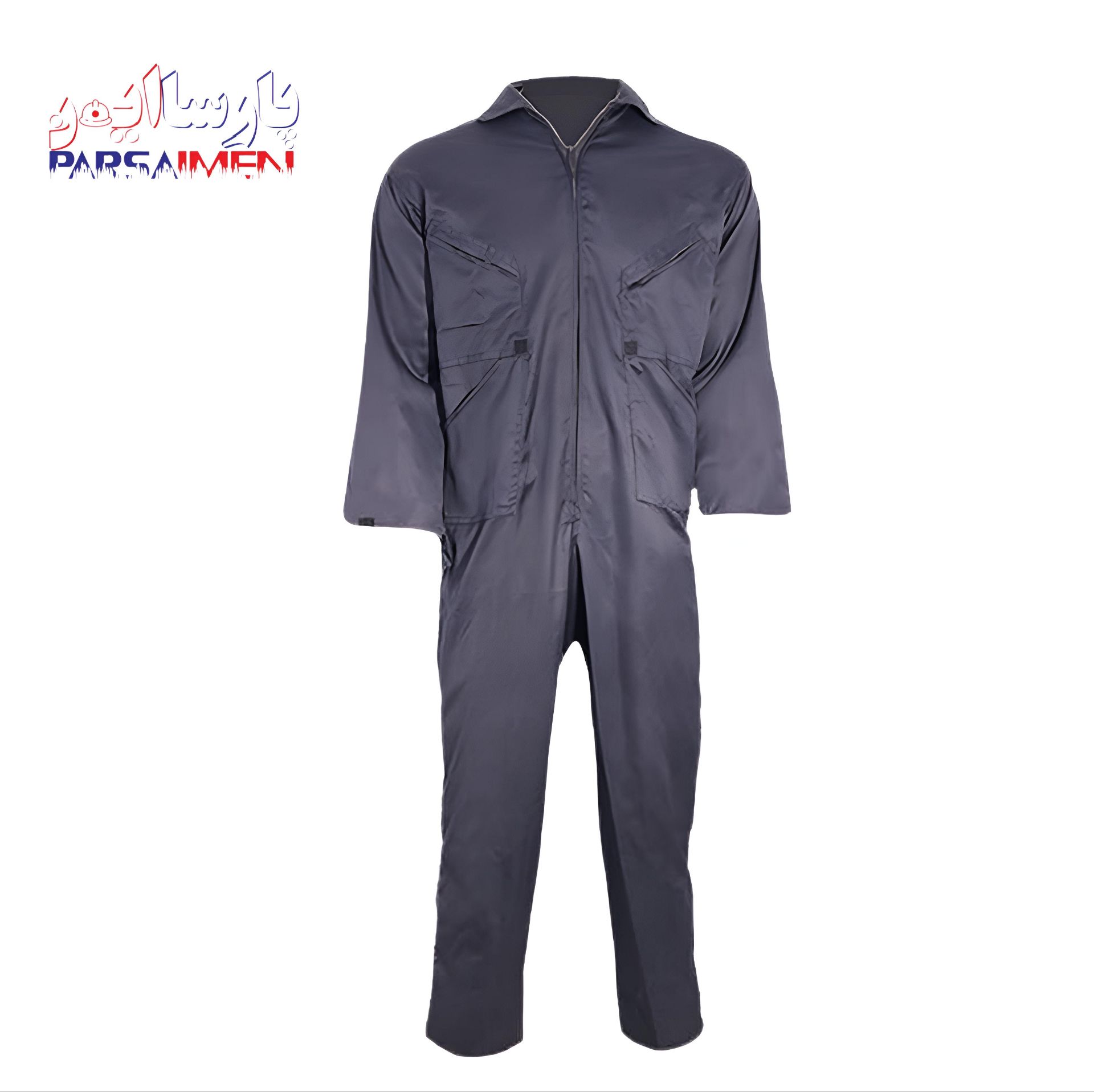 لباس کار یکسره خلبانی طوسی
