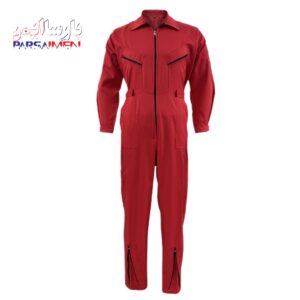 لباس کار یکسره خلبانی قرمز