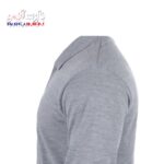 تیشرت کار آستین بلند ملانژ طوسی فیلی