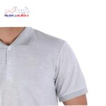 تیشرت کار ملانژ طوسی روشن