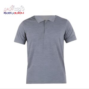 تیشرت کار ملانژ طوسی فیلی