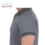 تیشرت کار ملانژ طوسی نوک مدادی