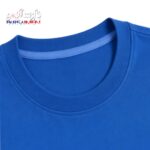 تیشرت کار یقه گرد پنبه آبی نیسانی