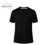 تیشرت کار یقه گرد پنبه مشکی